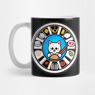 Cute Japanese Cat ramen Mug